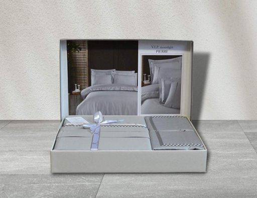 Постільна білизна First Choice Євро Сіра CL0151278 (1249562)