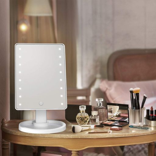 Косметичне дзеркало Yiwu з LED-підсвічуванням 16 світлодіодів біле HP-10-3AW (1253243)
