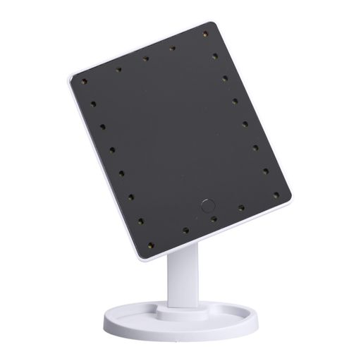 Косметическое зеркало Yiwu с LED-подсветкой 22 светодиода белое HP-10-4AW (1253245)