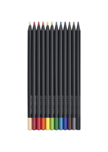 Набор карандашей 12 цв. FABER CASTELL  трехгранные черные (116412) (1253302)