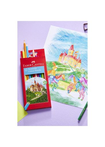 Набір олівців 12 кол. FABER CASTELL Замок та Лицарі (120112) (1253634)