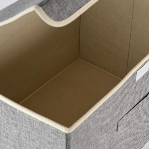 Ящик для хранения с крышкой MVM Светло-серый XL (TH-07 XL LIGHT GRAY) (1253816)