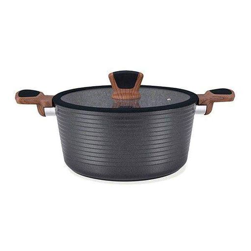 Каструля Fissman Diamond Grey 4.5 л з кришкою (4304) (1254458)