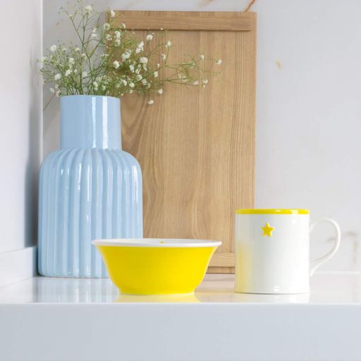 Тарелка глубокая МВМ MY HOME 14 см Детская Фантазия Желтая (KP-48 YELLOW) (1255826)