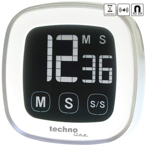 Таймер кухонный Technoline KT400 Magnetic Touchscreen White (KT400) (1255979)