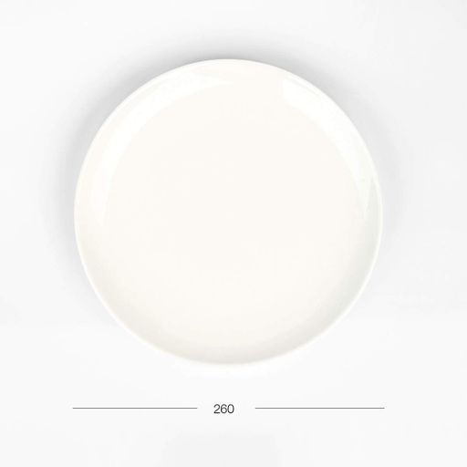Тарілка обідня МВМ MY HOME 26 см "ЖЕМЧУЖИНА" порцеляна Біла (KP-92 WHITE) (1256150)