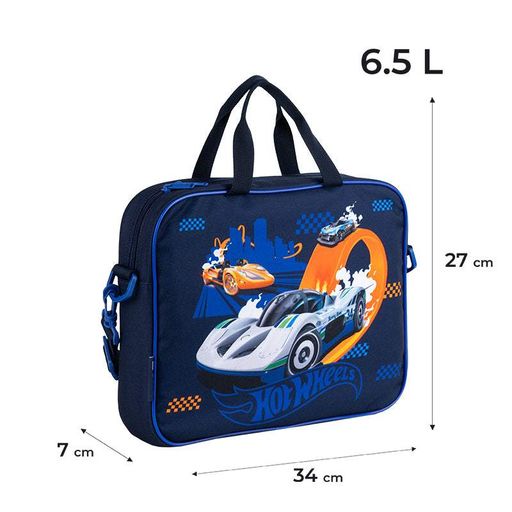 Школьная текстильная сумка Kite Hot Wheels HW25-589 4063276190079 (1259344)