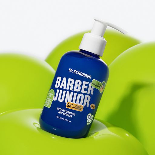 Дитячий шампунь для волосся Mr.Scrubber Barber Junior Natural Hair Shampoo, 200 мл