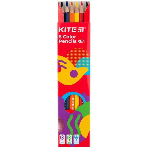Карандаши цветные 6 шт. Kite Fantasy K22-050-2 4063276050113 (1260464)
