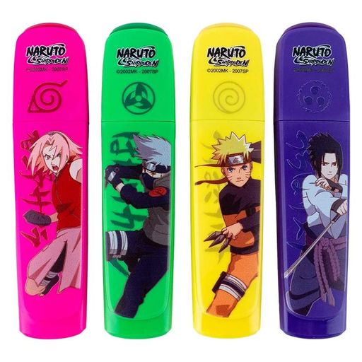 Набор из 4 цветов маркеров. Маркер Highlighter Kite Naruto NR24-444 4063276175236 (1260465)