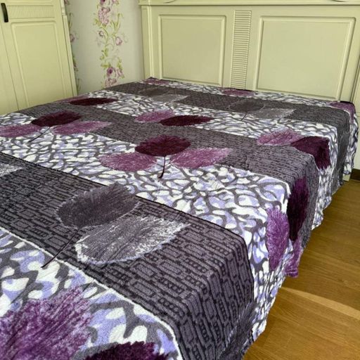 Плед-покривало флісовий півтораспальний 150х200 сірий Абстракція Colorful Home PNK10 (1260672)