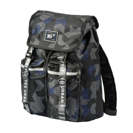 Рюкзак молодіжний YES T-71 Double up чорний (558362) (1261480)