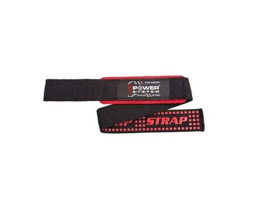 Кістові ремені Power System XTR-Grip Straps PS-3430 Black-red (1263828)