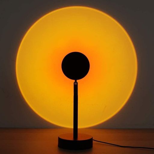 Проекційна настільна LED лампа RIAS Sunset Lamp Захід сонця USB 5W (3_01499) (1263833)