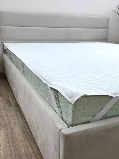 Наматрасник Aqua-stop Ecotton Jaсquard 90х200 см водонепроницаемый жаккардовый с резинкой по углам белый (1263904)