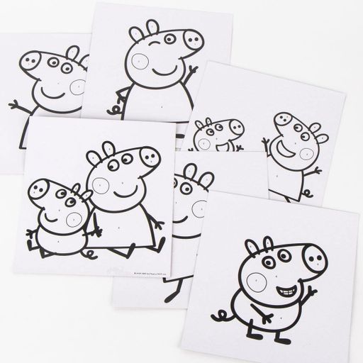 Детский набор для раскраски по номерам Cerda Peppa Pig, от 3 лет, 22.6*29.8*1 см (2700001890)