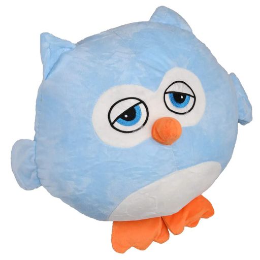 Мягкая игрушка-подушка с пледом Сова Мрия 3 в 1, голубая (1265722)