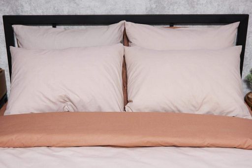 Комплект постільної білизни Moon&Star Бязь Gold Люкс Brown Blanc 4х70х70