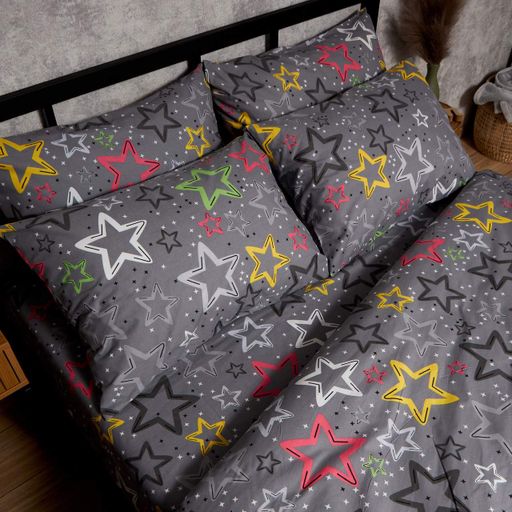 Комплект постільної білизни Moon&Star Бязь Gold Люкс Cosmic Party 4х70х70