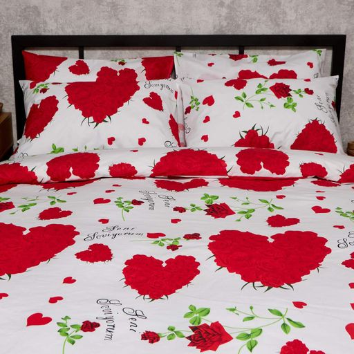 Комплект постільної білизни Moon&Star Бязь Gold Люкс Scarlet Romance 4х70х70