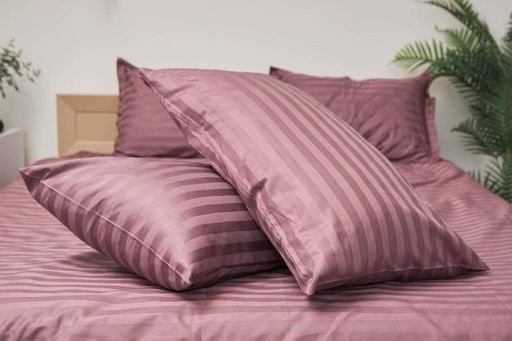 Комплект постільної білизни Moon&Star 2х40х60 Garnet Satin Stripe