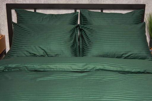Комплект постільної білизни Moon&Star Satin Stripe Stripe Verdant 4х70х70