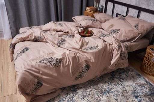 Комплект постільної білизни Moon&Star Бязь Gold Люкс Feathers наволочки 2х40х60