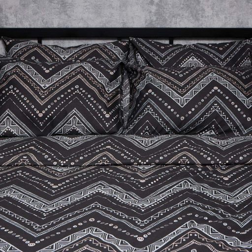 Комплект постільної білизни Moon&Star Микросатин Premium Geometric Grace Сімейний 143х210х2 наволочки 2х40х60 (1269854)