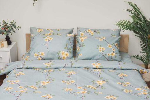 Комплект постільної білизни Moon&Star 2х50х70 Spring Flower Микросатин Premium