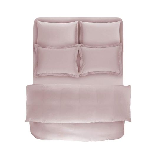 Простирадло на резинці з наволочкою Penelope - Celine pink рожевий 100x200+50x70 (1272091)