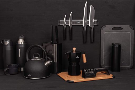 Ніж універсальний VINZER Geometry Nero Line, 12,7 см. (50300) (1272509)