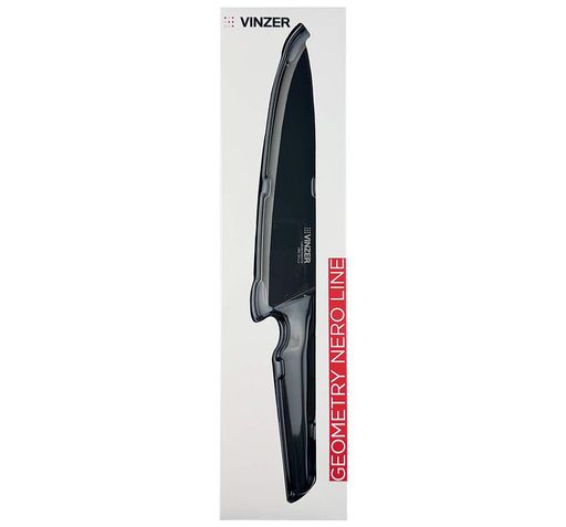 Нож поварской VINZER Geometry Nero Line 20,3 см. (50304) (1272643)