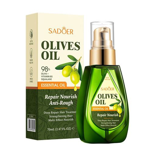 Масло для волос Sadoer Olives Oil Repair Nourish Anti-Rough Hair Treatment, 70 мл