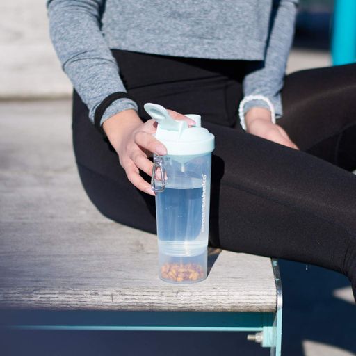 Шейкер спортивний Smartshake Slim 500ml Pure White (1273199)