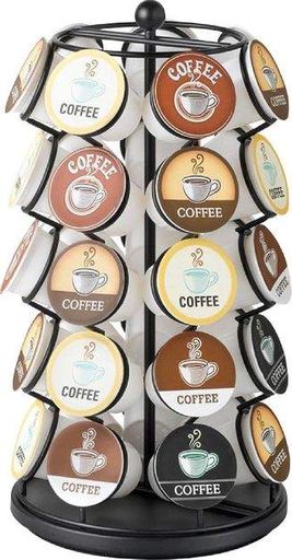 Органайзер-карусель для K-Cup капсул Krups на 35 шт 32х17 см Чорний (K-Cup35) (1273531)