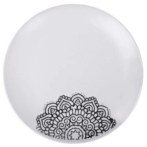Тарілка обідня Kora 25см 6531540 білий LIMITED EDITION (1274701)