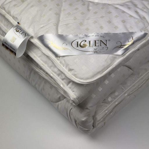 Ковдра з овечої вовни зимова дитяча IGLEN 110х140 в тіку (1101406) (1277352)