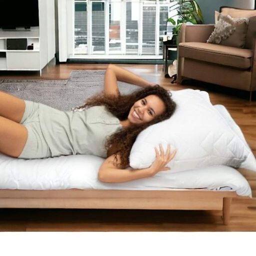 Подушка NORDIC COMFORT+ IDEIA 70х70 см з блискавкою біла (8-34695*001) (1277644)