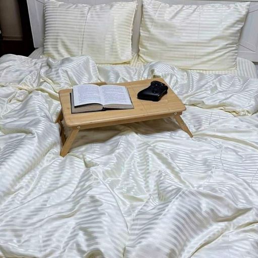 Комплект постельного белья семейный MakSon Elegant White, страйп-сатин, 100% хлопок (012-2145210С) (1277683)