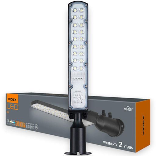 LED фонарь уличный VIDEX 50W IP65 5000Lm 5000K, защита от воды и пыли (VL-SLE18-0505) (1277845)