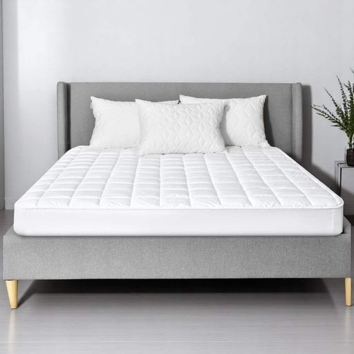 Наматрацник з натяжним бортом по периметру SleepDream IDEIA 90х200х35 см гіпоалергенний супер щільний білий  (8-35928) (1277859)