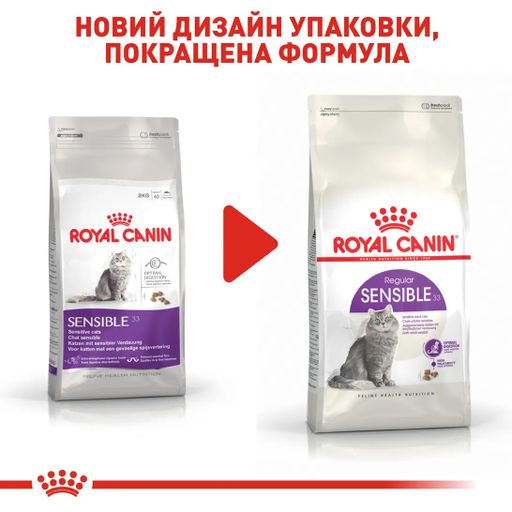 Сухий корм для дорослих котів з чутливою травною системою Royal Canin Sensible