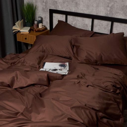 Комплект постільної білизни Moon&Star Satin Premium Mocha Mood 2х50х70