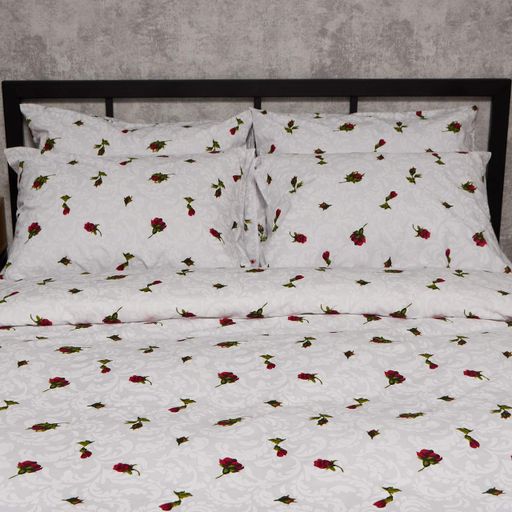 Комплект постільної білизни Moon&Star Бязь Gold Люкс Romantic Rose наволочки 2х70х70