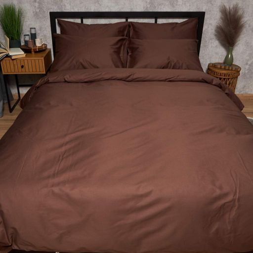 Комплект постільної білизни Moon&Star Satin Premium Mocha Mood 2х70х70