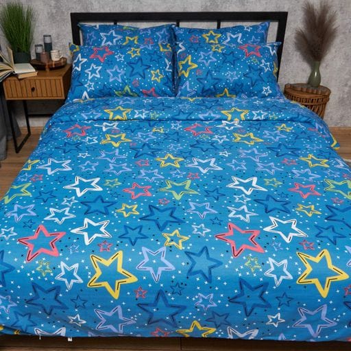 Комплект постільної білизни Moon&Star Бязь Gold Люкс Galaxy Dreams 4х70х70