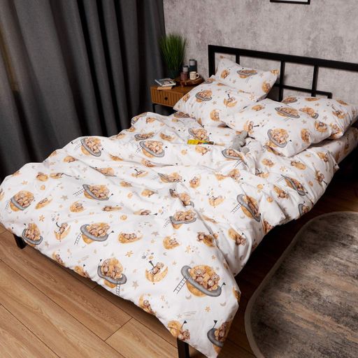 Комплект постільної білизни Moon&Star Бязь Gold Люкс Teddy Dreams наволочки 2х50х70