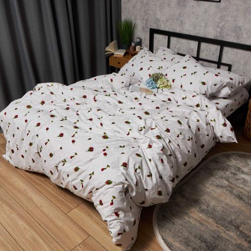 Комплект постільної білизни Moon&Star Бязь Gold Люкс Romantic Rose 2х70х70