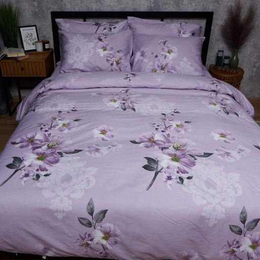 Постільний набір Moon&Star (простирадло 220х240 + 2 наволочки 70х70) Satin Elite Floral Mist (1280792)