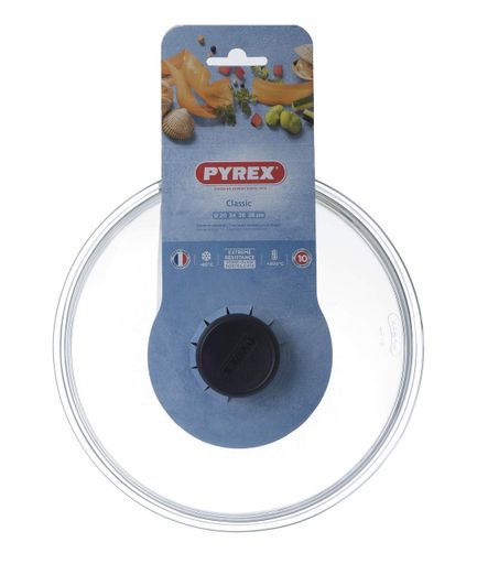 Крышка для сковородки PYREX BOMBE 26 см стеклянная без ободка (B26CL00/7646) (1282827)
